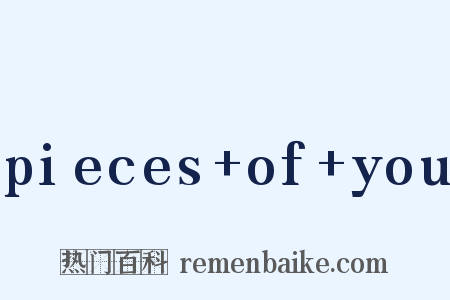 pieces+of+you是什么意思的图片